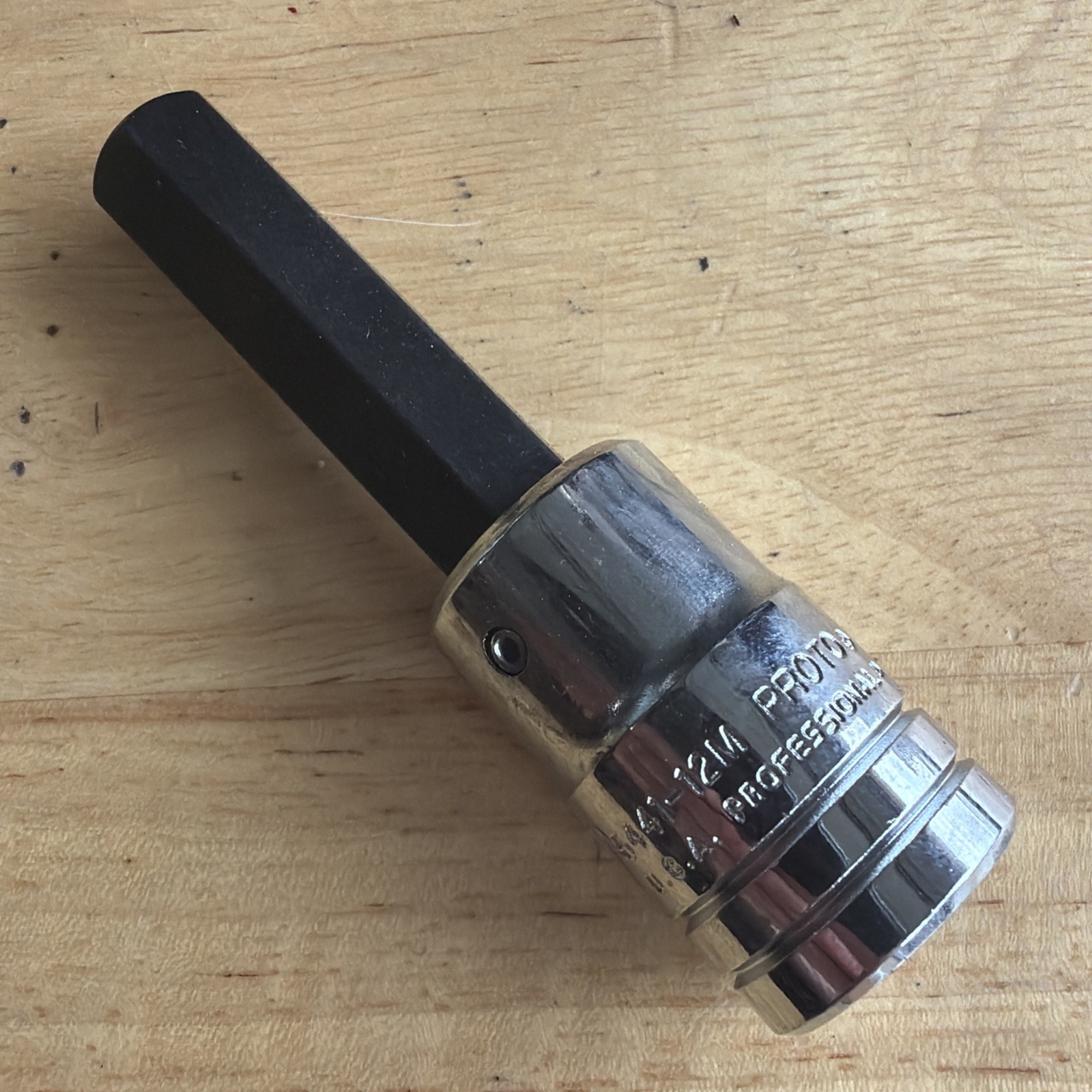 Proto Professional 12mm Hex Bit Driver Socket 1/2″ Drive 5441-12MM USA READ!