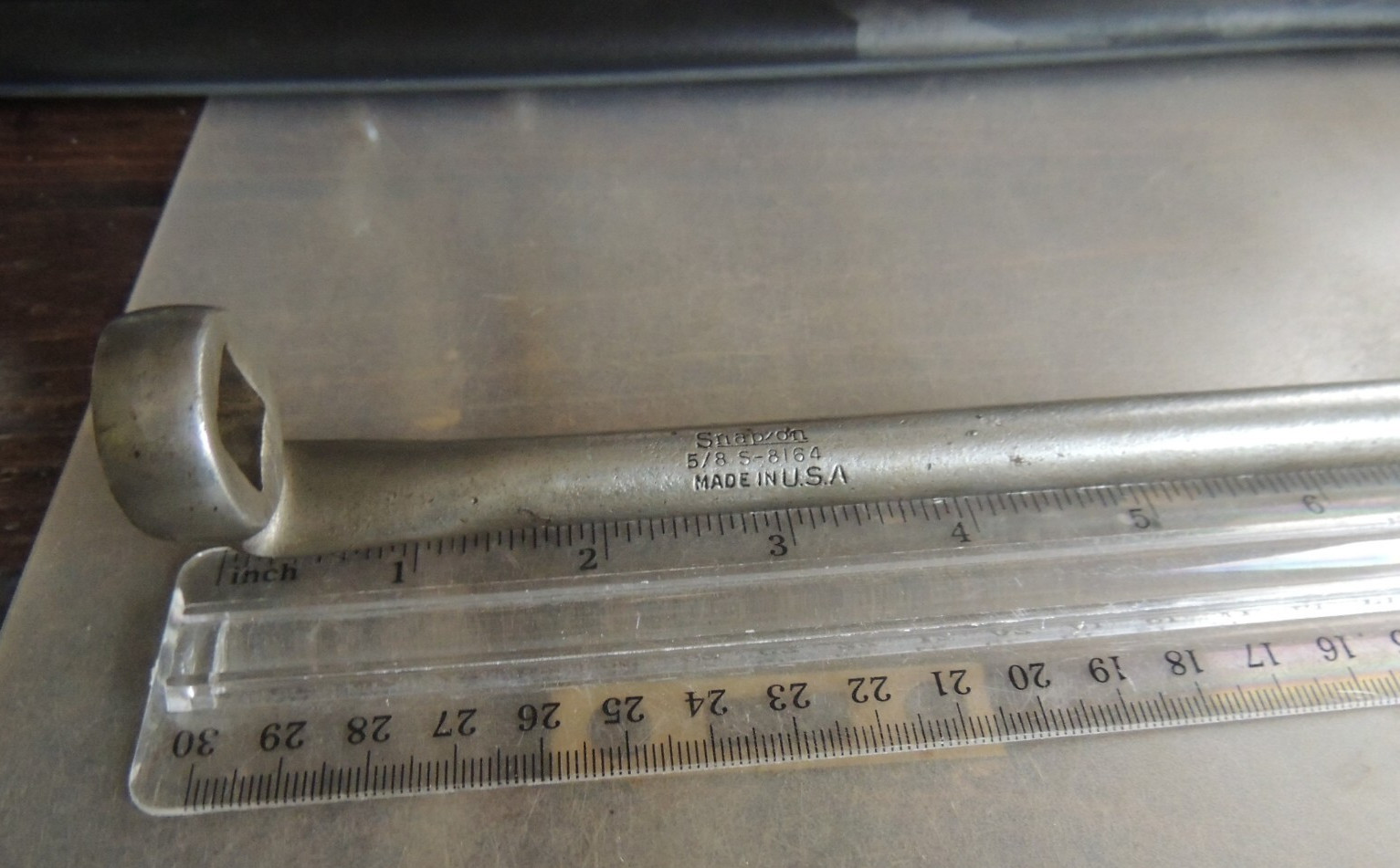 5/8″ Snap-on Starter & Head Bolt Obstruction Box End Wrench S-8164, 1/2″ DRIVE
