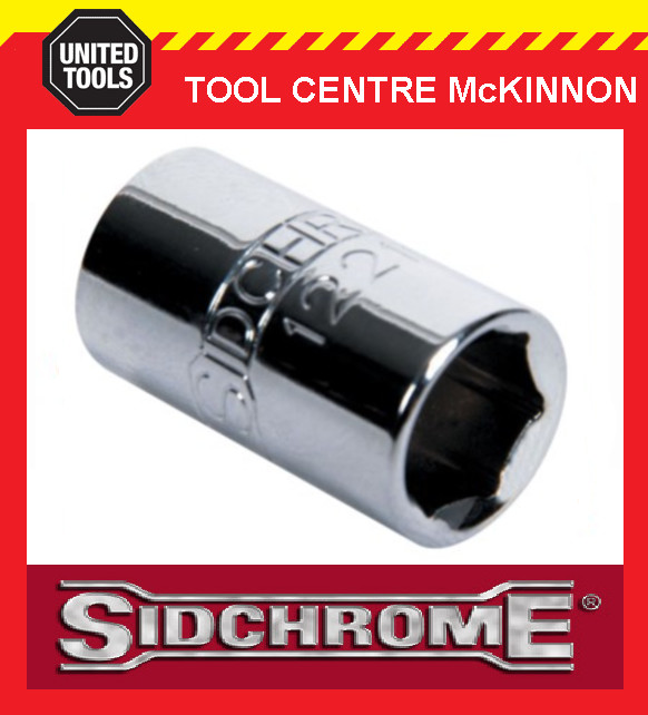 SIDCHROME SOCKETS – 1/4” DRIVE A/F TORQUEPLUS STANDARD – ALL SIZES AVAILABLE
