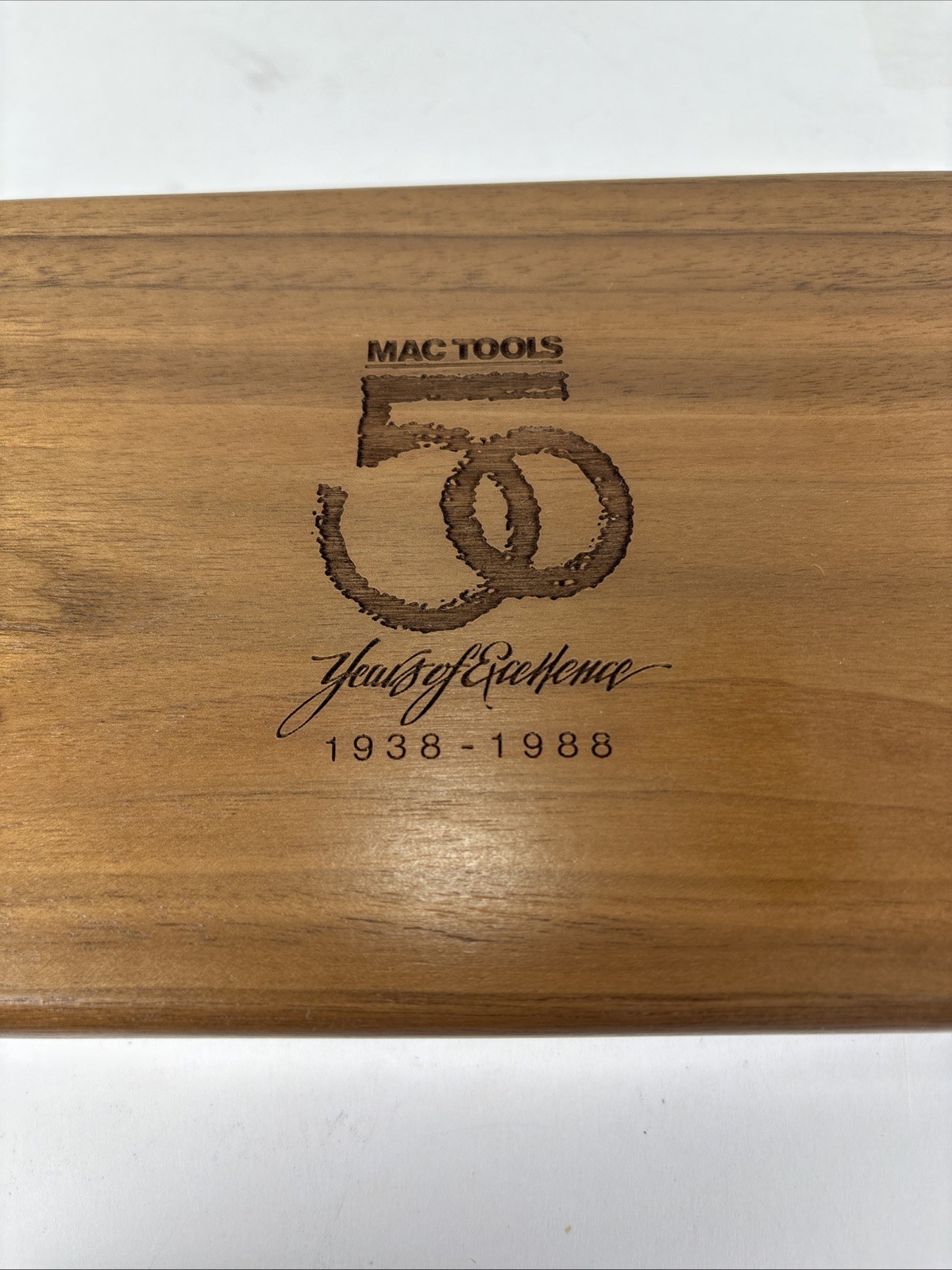 24kt Gold 1988 50 year Anniversary Mac Tools Collector’s Club 3 Piece Wrench Set