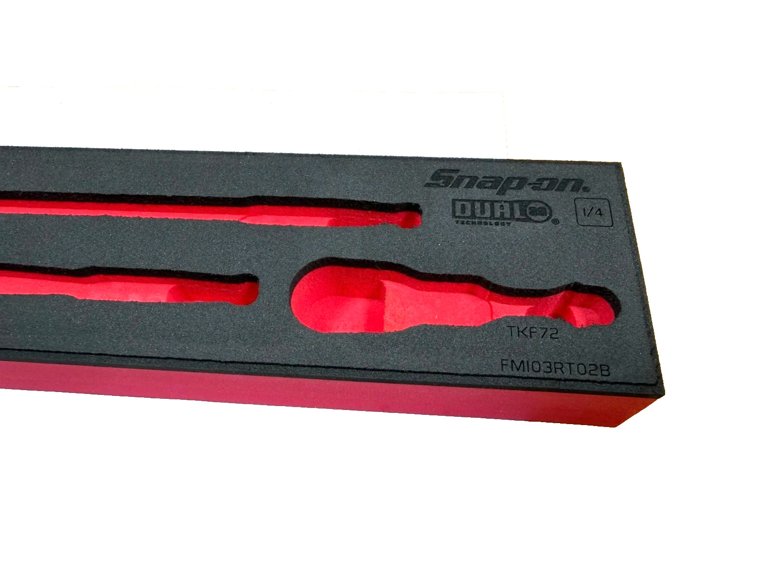 Snap-on Tools RED FOAM ORGANIZER for 3pc 1/4″ Drive Flex Ratchet Set FM103RT02BR