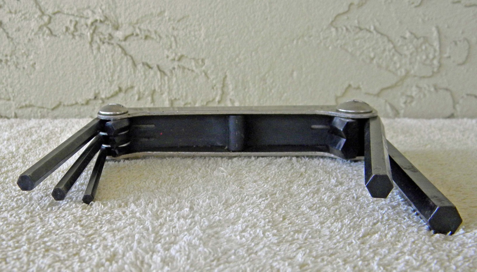 Vtg Snap-On Kenosha #AWM5K 5PC Folding Metric Hex Allen Wrench Set 4MM-10MM