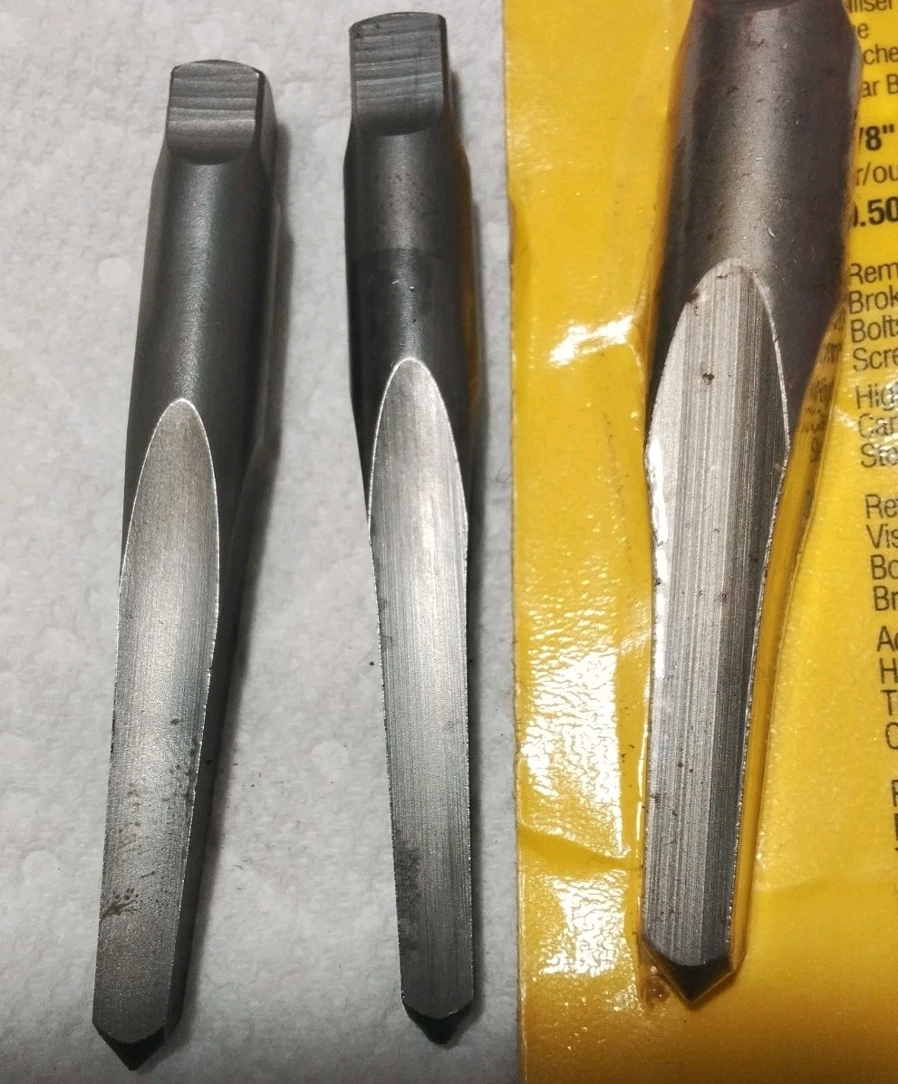 7Pc HANSON-IRWIN-HANSON ASSORTED STRAIGHT SCREW EXTRACTOR SET #4-#5 USA-MADE