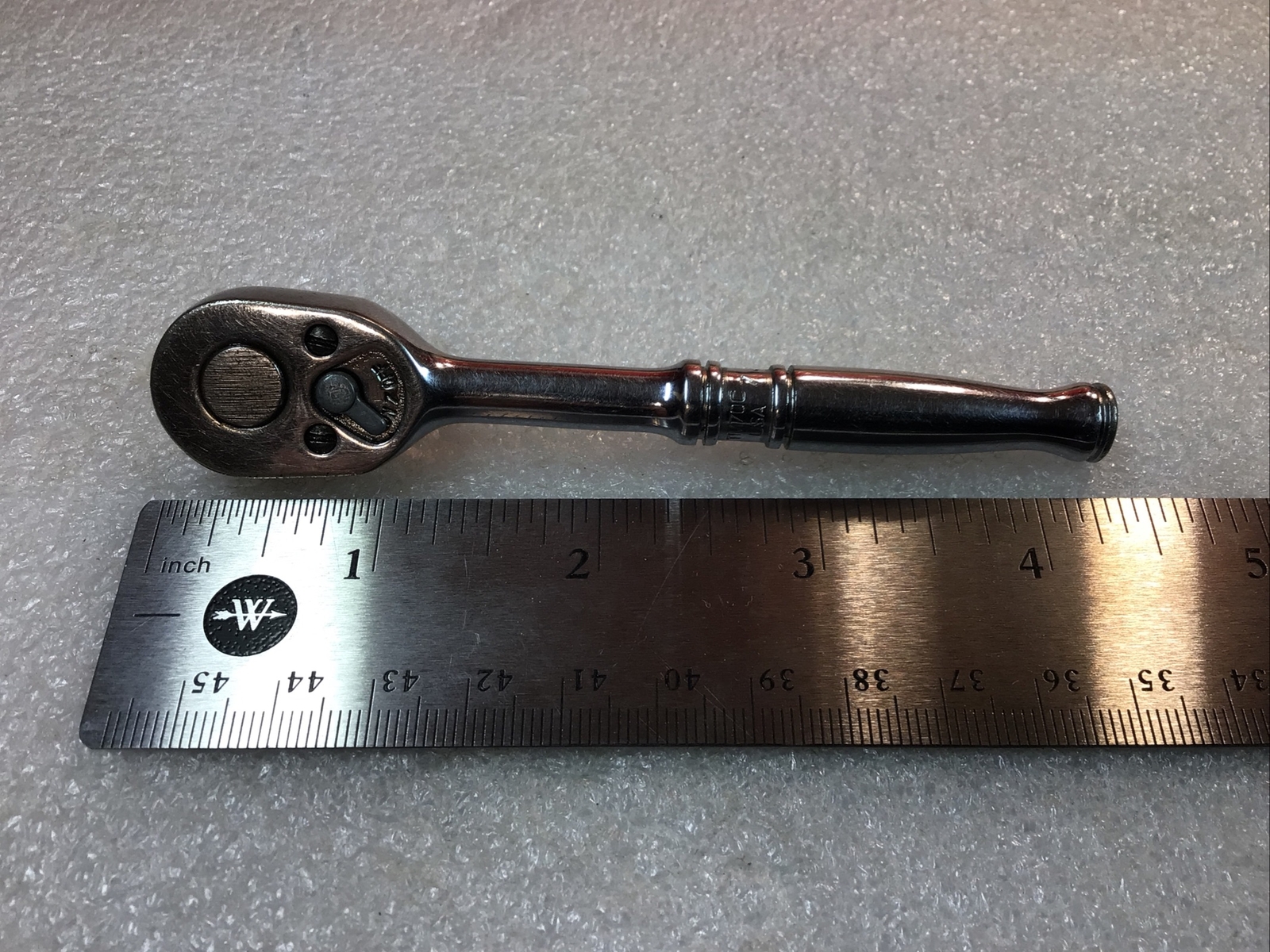 SNAP-ON TM70C – 1/4″ DRIVE,CHROME, STANDARD HANDLE RATCHET🇺🇸-USA-NICE-