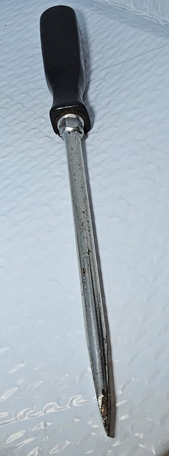 SNAP On SSD8, FLAT / SLOTTED 8″ SHAFT SCREWDRIVER *HEAVY DUTY HARD HANDLE*