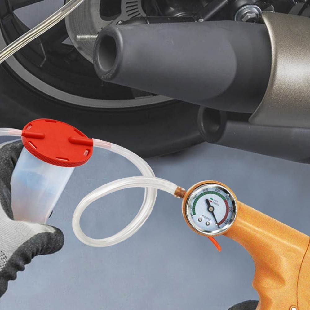 Hand Held Vacuum Pressure Pump Tester Set Brake Fluid Bleeding High-Precision