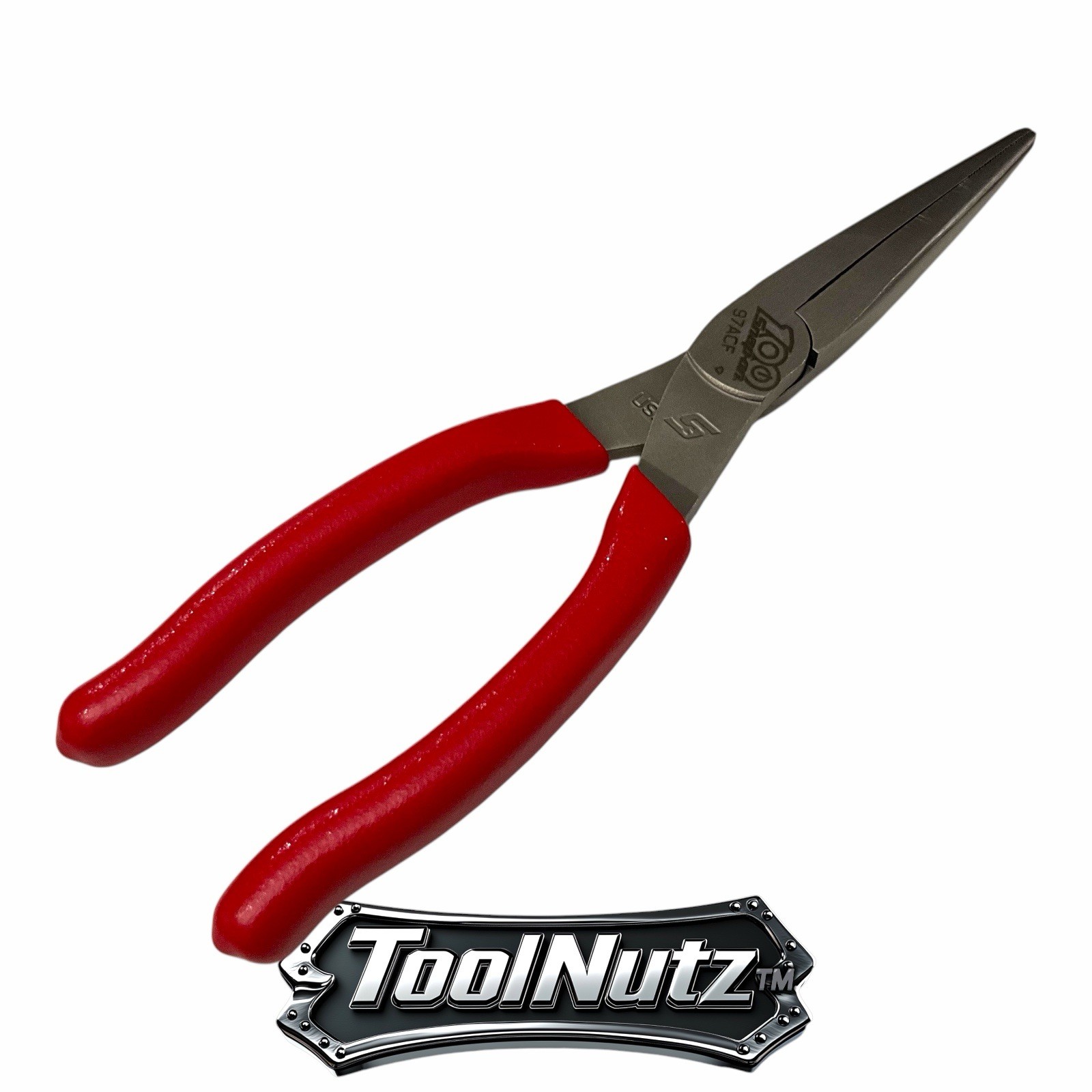 Snap-on Tools NEW 97ACF 9″in. RED Soft Grip 100th Anniversary Needle Nose Pliers