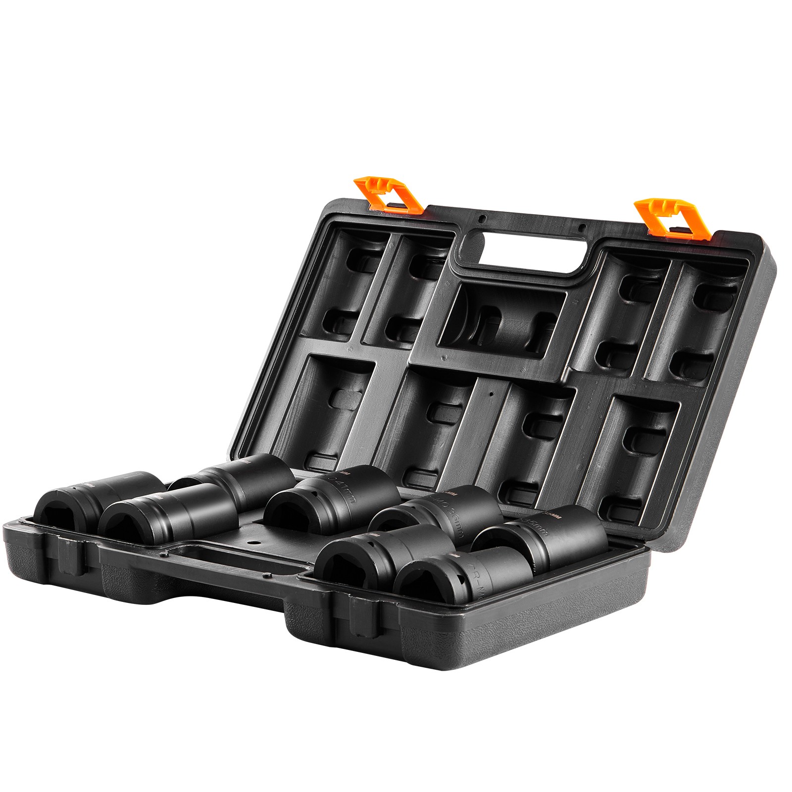 Uimoso Impact Sockets Set 8pcs 6-Point 1″ Drive Bit Ratchet Tool Kit Case