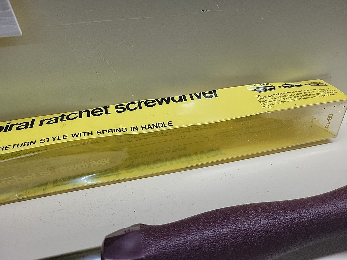 Stanley Yankee 68-130 130A Spiral Ratchet Screwdriver NOS No. 2 Phillips Flat