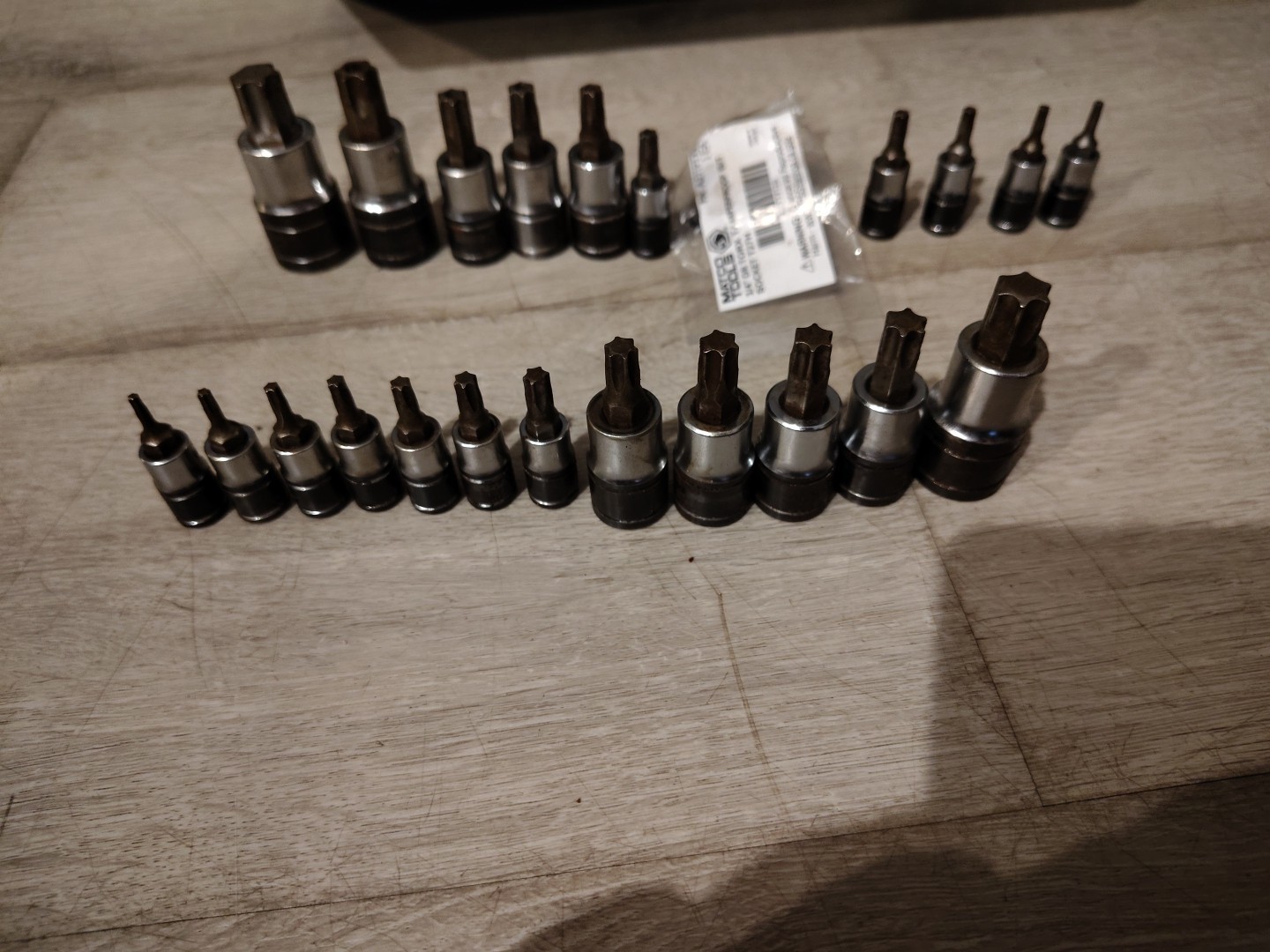 Silver Eagle By Matco Tools 23pc Torx & Tamper Torx Socket Set Complete New T27H