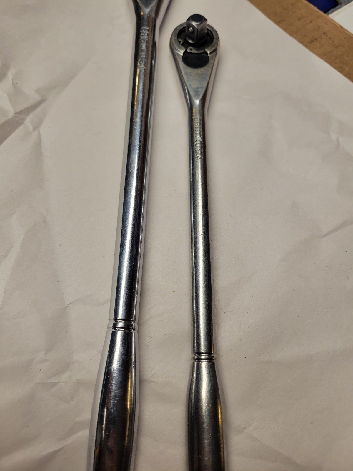 Matco Tools USA 1/2″& 3/8″ Drive Chrome Fixed Head 15″CR15T & 11″ BR11T RATCHETS