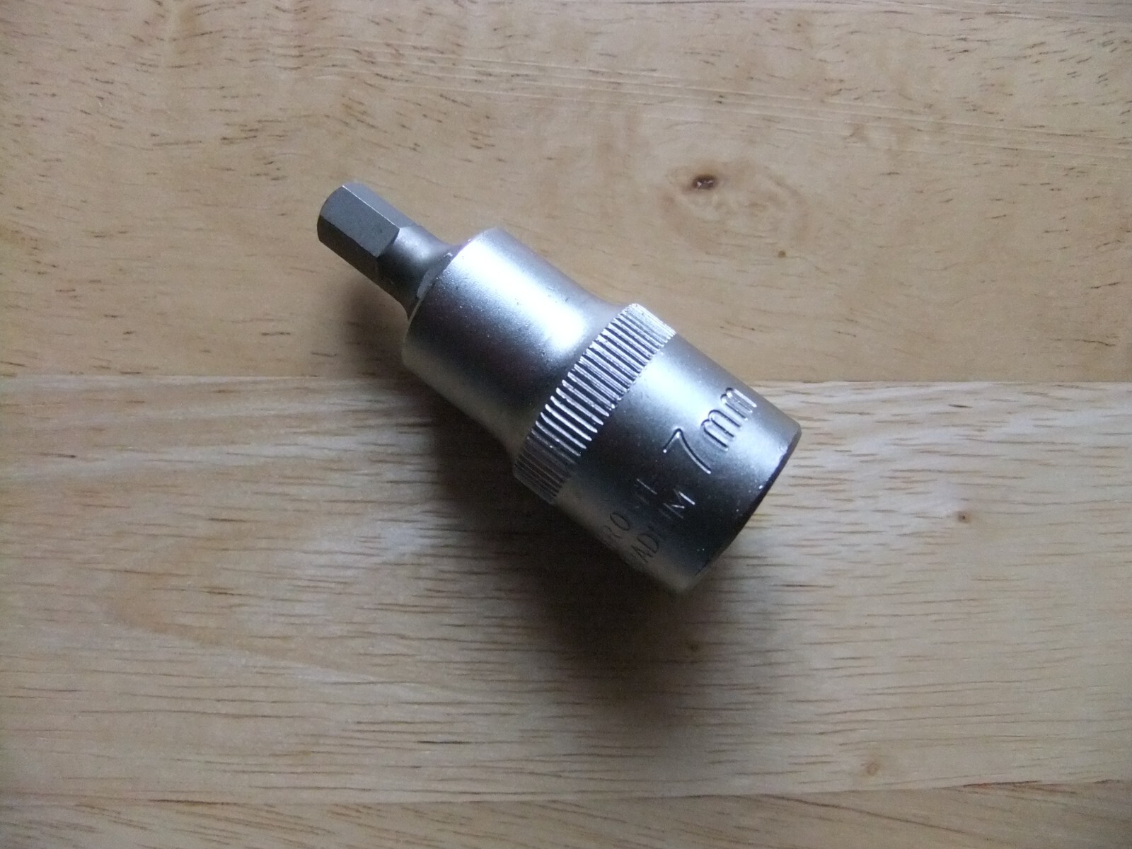 Welzh Werkzeug 7mm x 1/2 Drive Chrome Vanadium Hex Bit Socket – 54mm Long