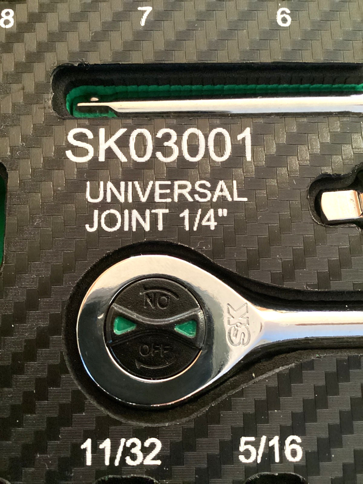 SK Tools NEW 1/4″ Drive 52 Piece Shallow And Deep SAE Metric Socket Set SK03001