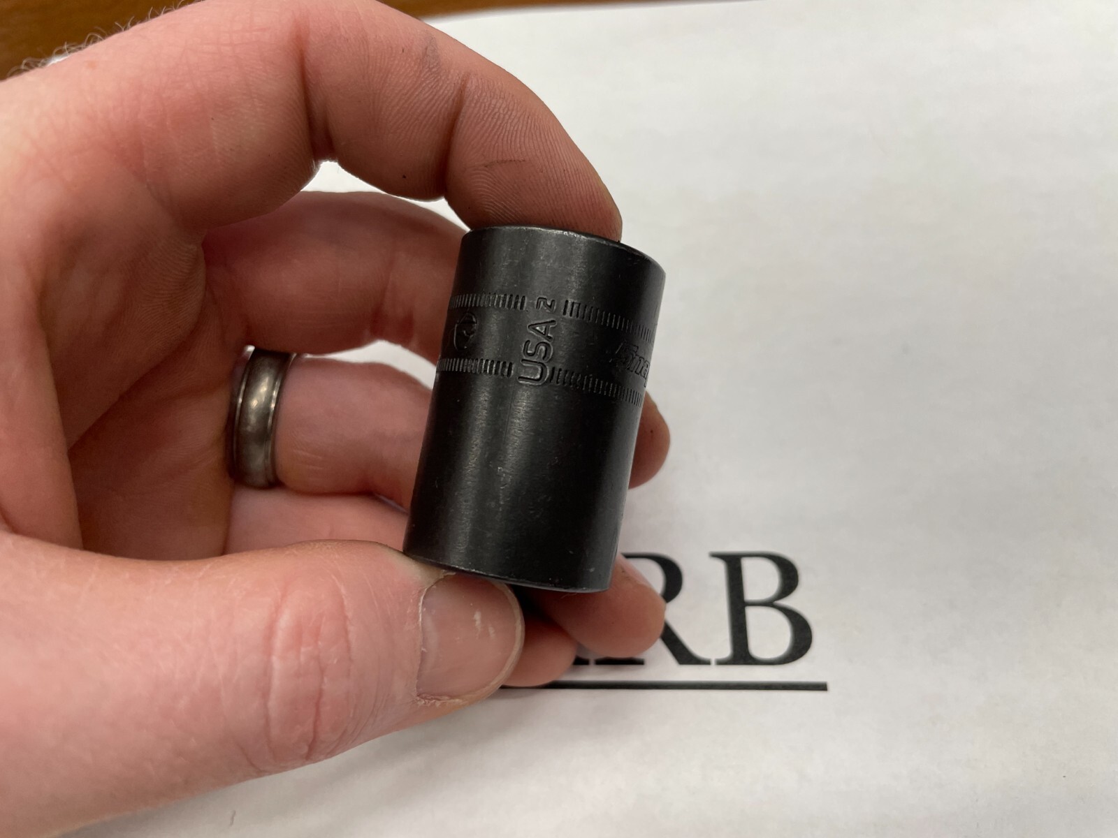 Snap-on Tools USA NEW 3/8″ Drive 19mm Metric 6pt Semi-Deep IMPACT Socket IMFMS19