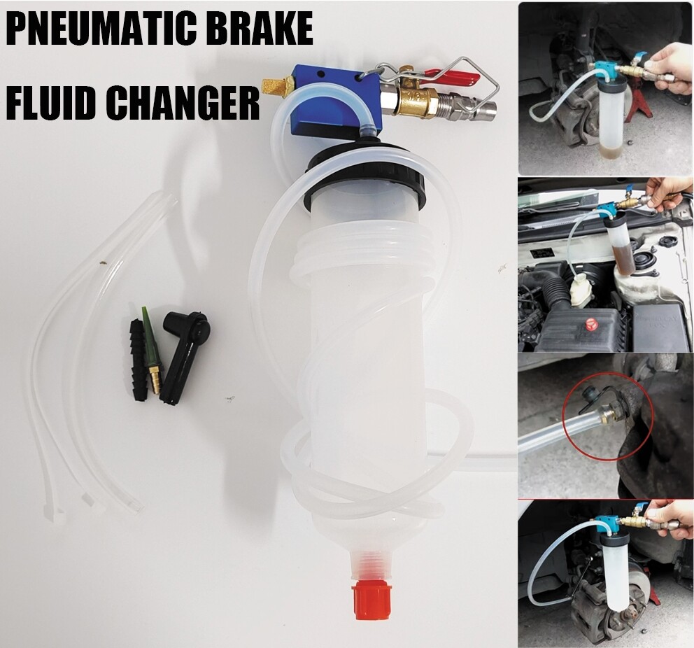 Car Auto Vehicle Vacuum Brake Bleeder Tank Fluid Oil Change Pump Tool Durable US