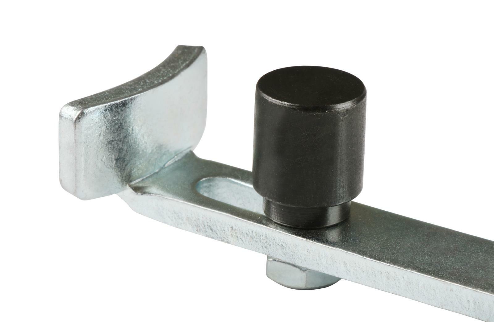 Mr Gasket 8012MRG Long Handle Pulley Holder Tool w/ Adjustable Jaw 1/4″ to 7/8″