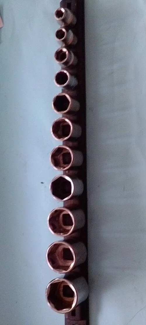 Craftsman 3/8″Dr. 6pt sockets. 1/4″-15/16″. G, G1 G2 Gk V Mixed Series QTY. 11