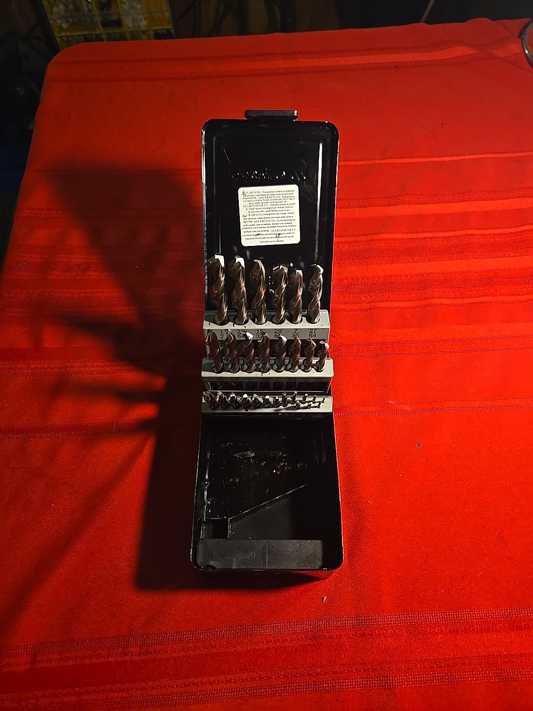 Snap-on DBTBC129 29pc COBALT ThunderBit Drill Bit Complete Set 1/16″ – 1/2″