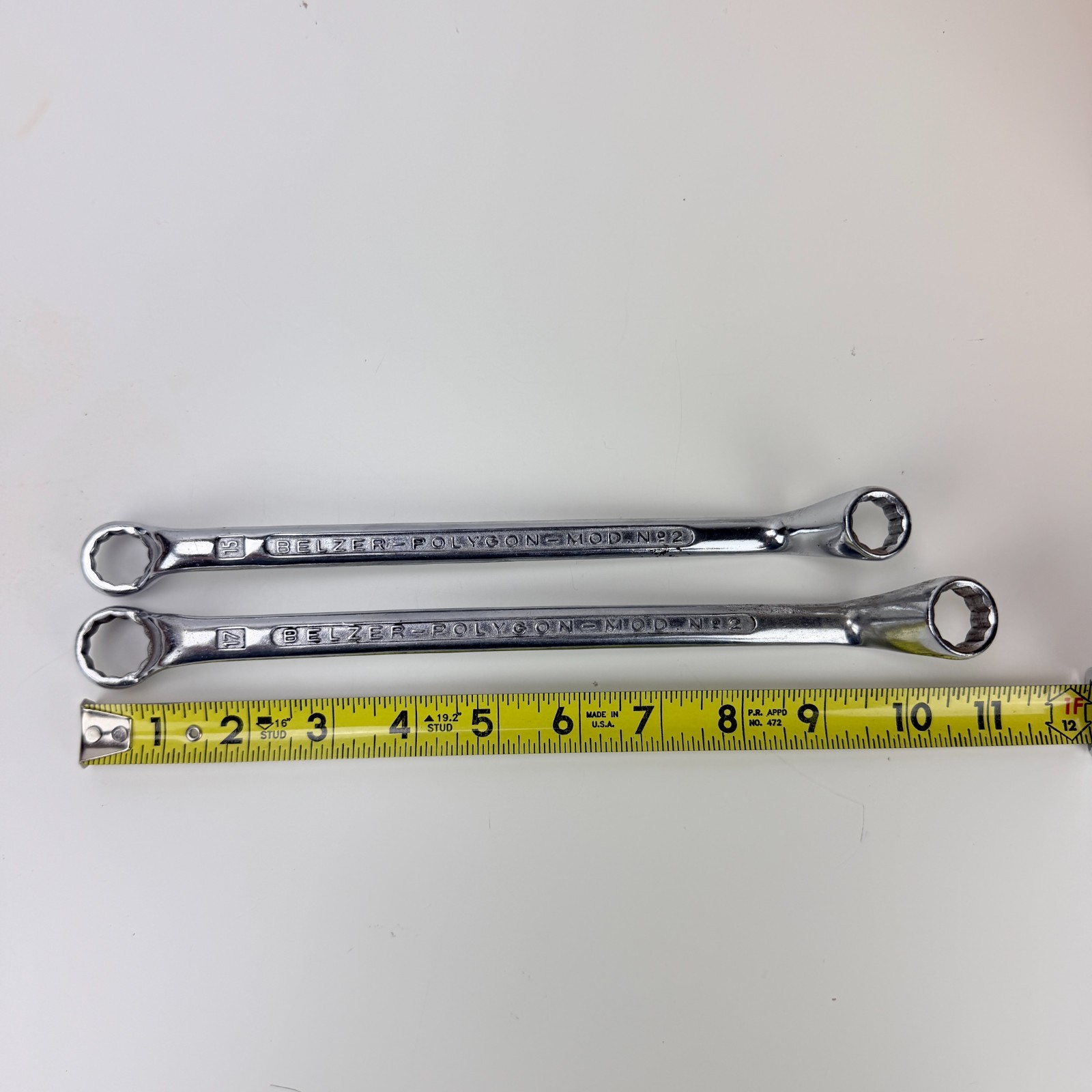 Belzer Polygon Mod No 2 Double Box Offset Wrenches 14×15 16x17mm Germany Lot 2