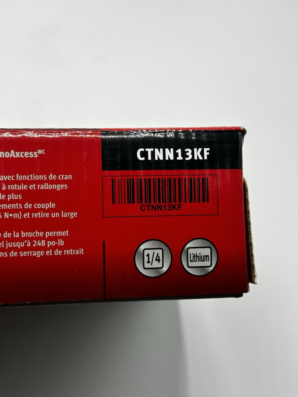 Snap On Tools CTNN13KF Nano/Axcess Tool Kit Red New 1/4drive 2pc ALL PEICES