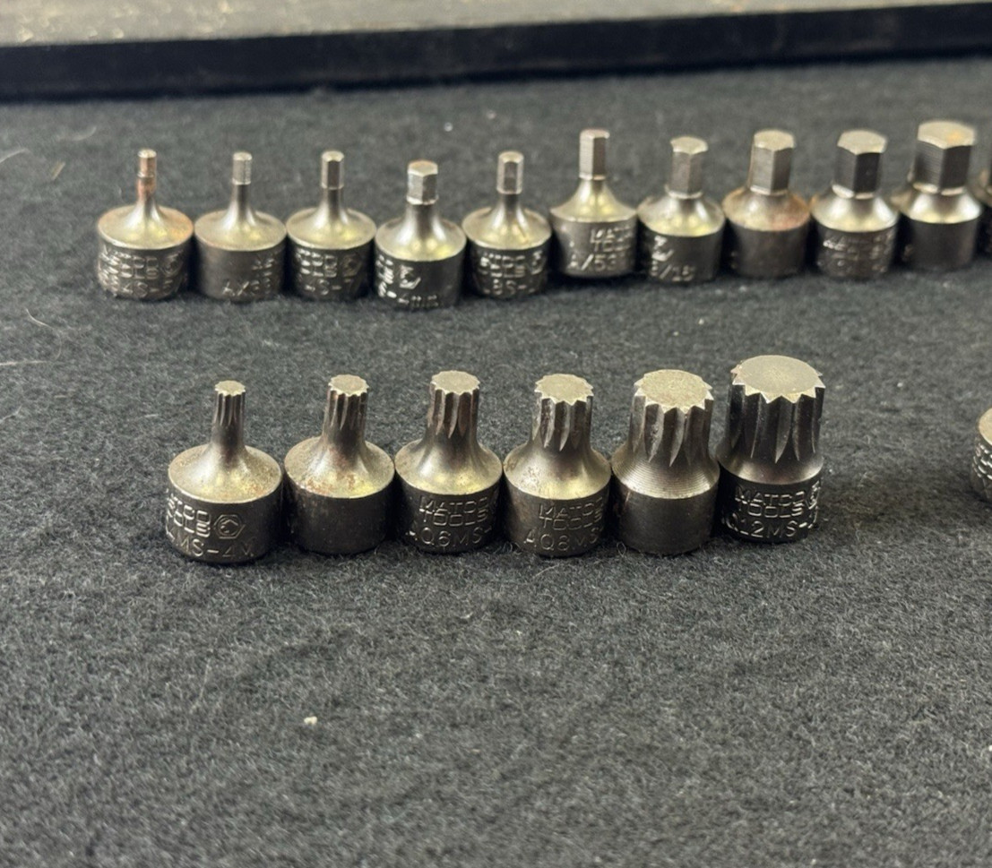 Matco 40 Piece 1/4” Drive Stubby Driver Set – SA40S