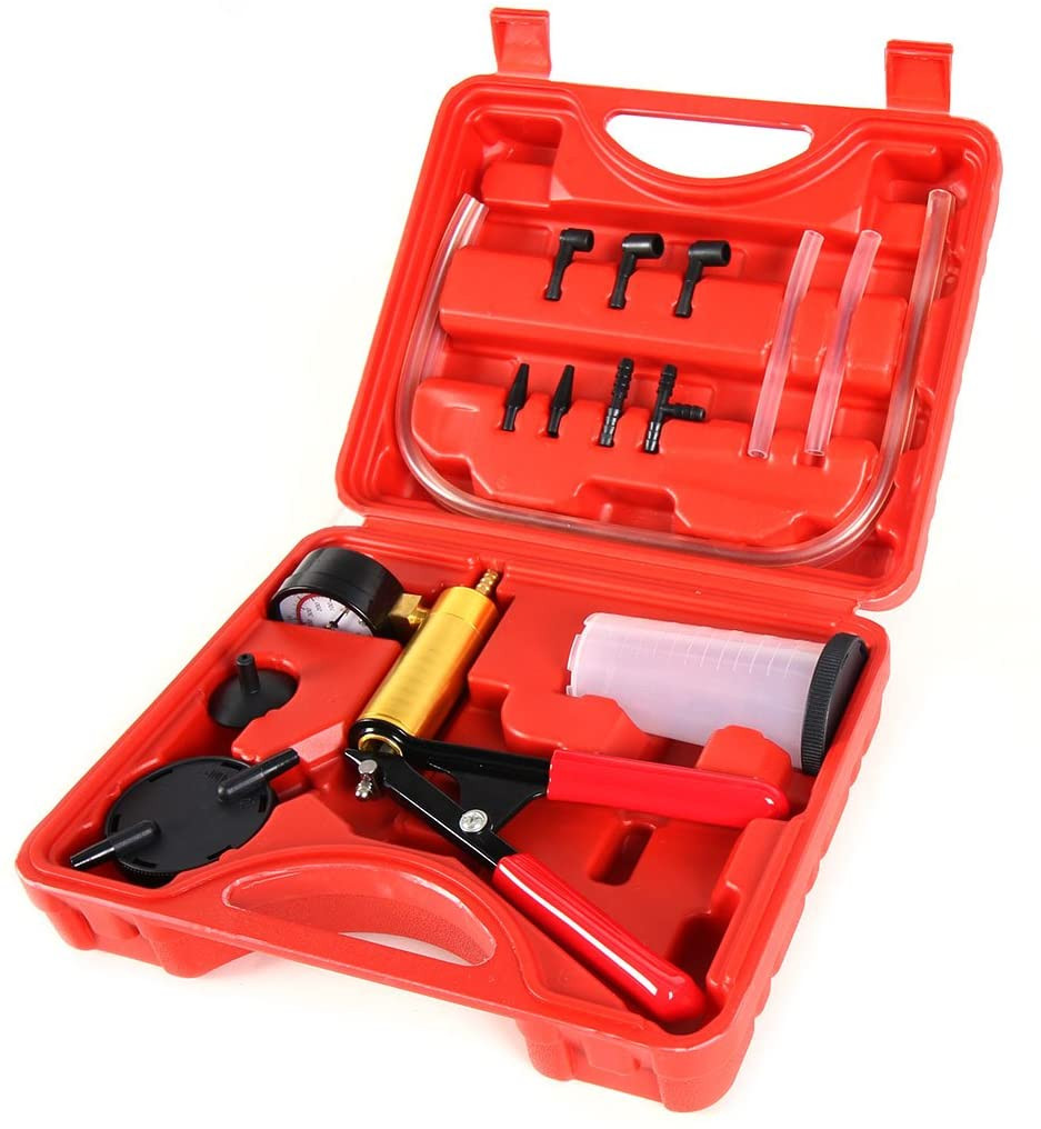 Vacuum Pump Car Brake Clutch Bleeder Tester Motorcycle Bleeding Hand Pump Tool