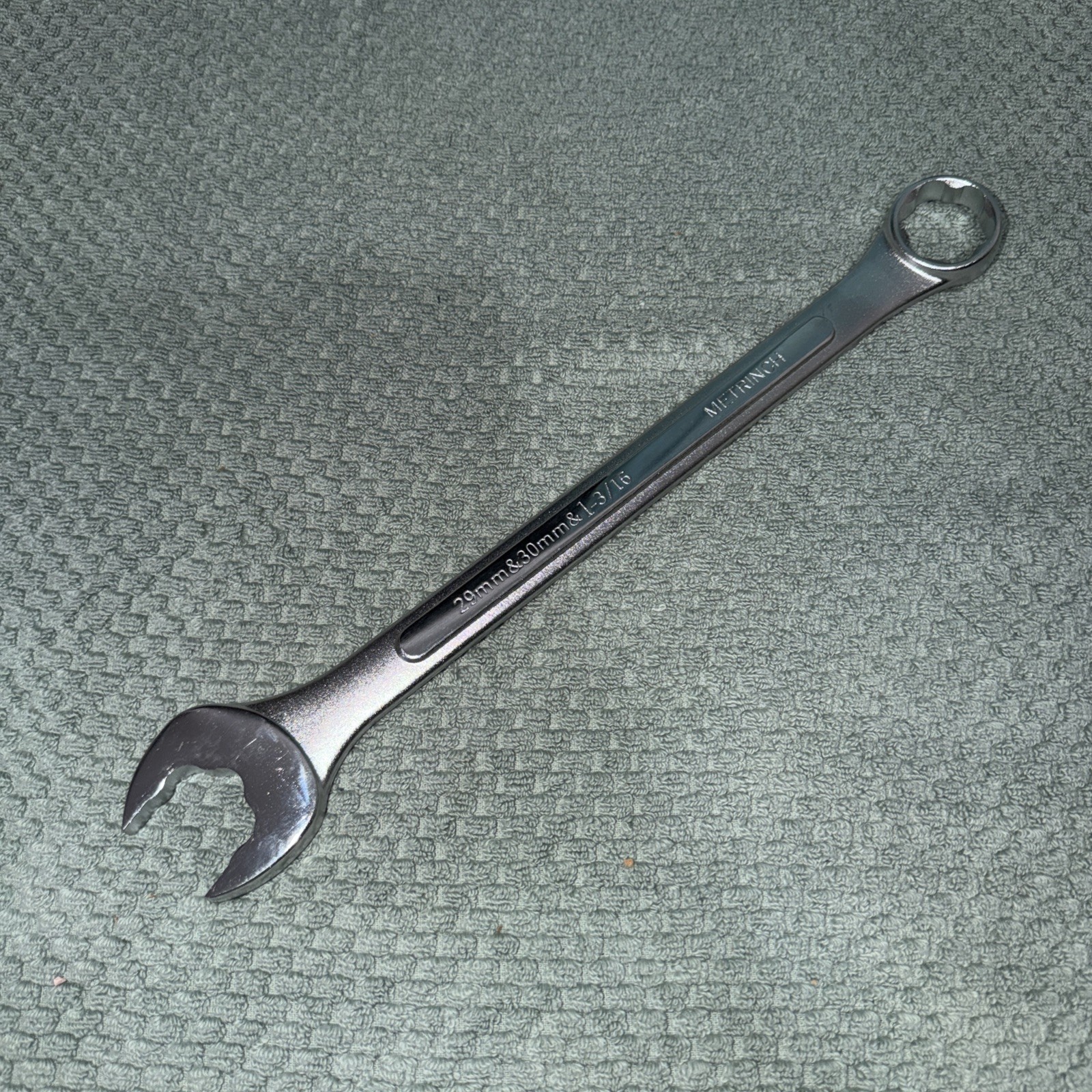 Metrinch 29mm & 30mm + 1-3/16 | Chrome Vanadium Combination Wrench