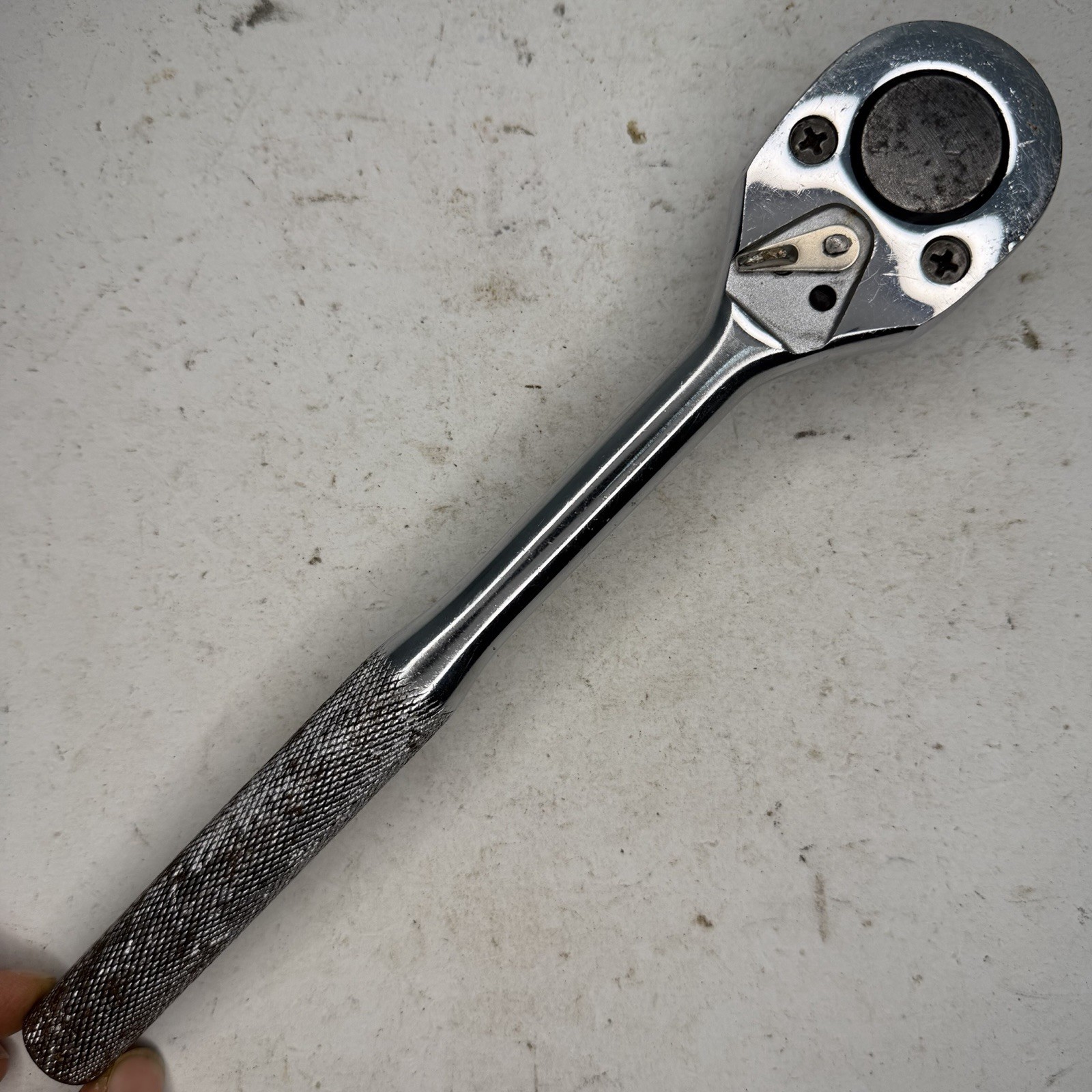 Proto Professional 5449 1/2″ Drive Ratchet Knurled Handle – Made in USA – Rust