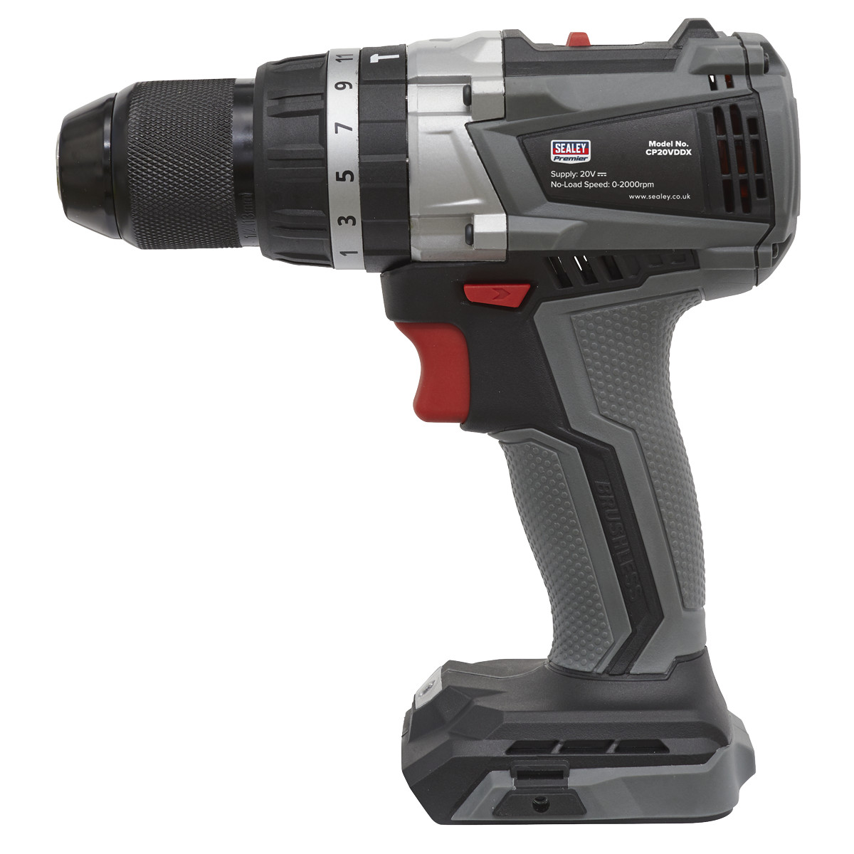 Sealey CP20VDDX Brushless Hammer Drill/Driver 13mm 20V – Body Only