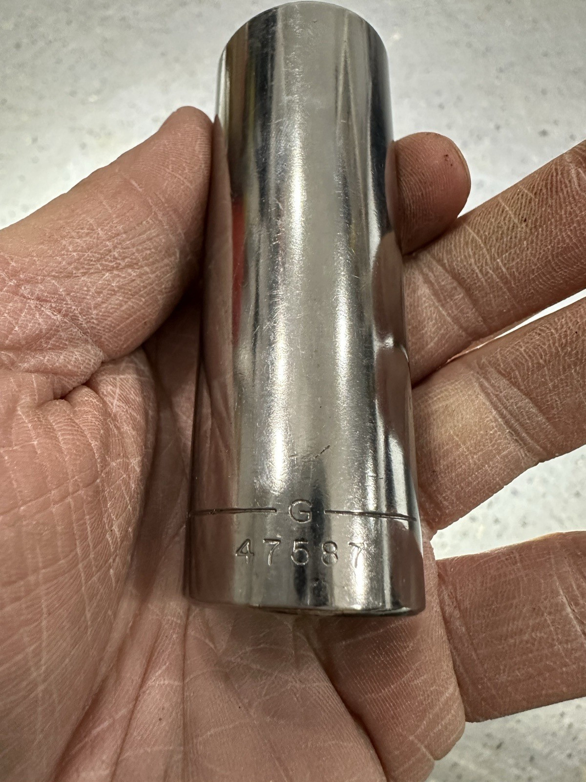Lot of 4 SAE Standard Deep Sockets – 3/8in, 9/16in, 3/4in, 13/16in
