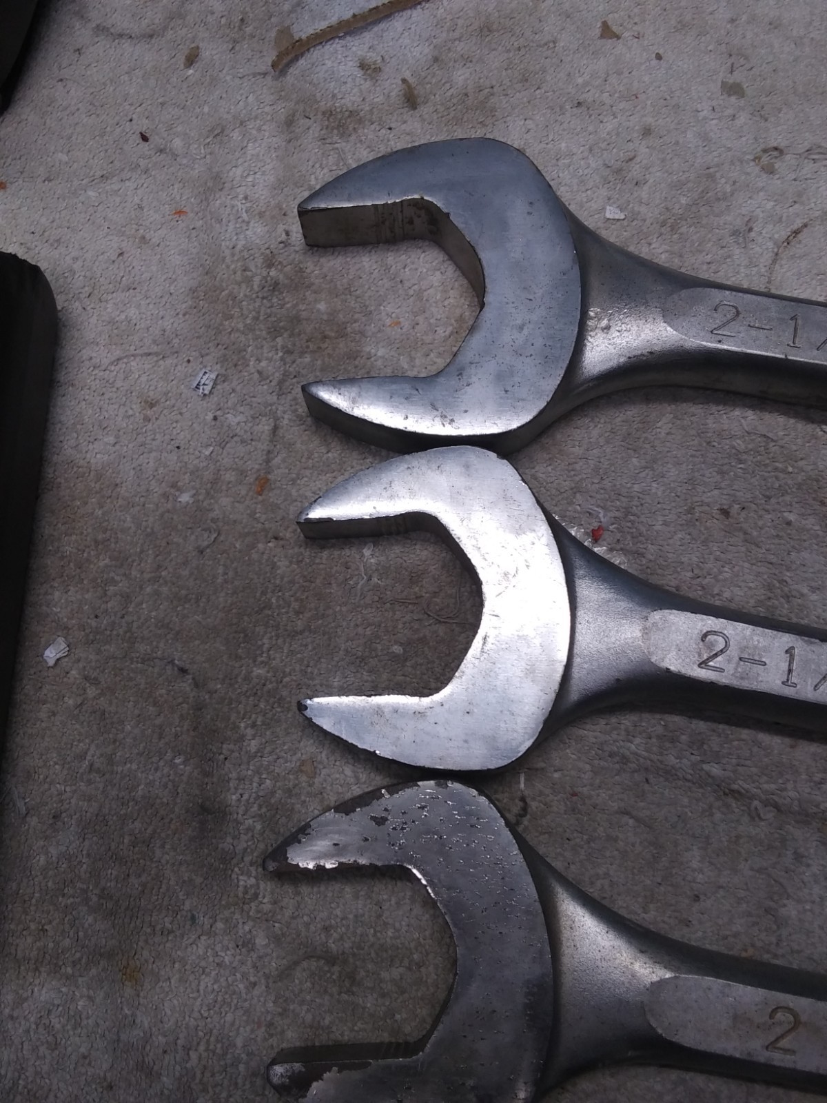Wright Tools Large Combination Wrench Set 5pc SAE Wright Grip USA