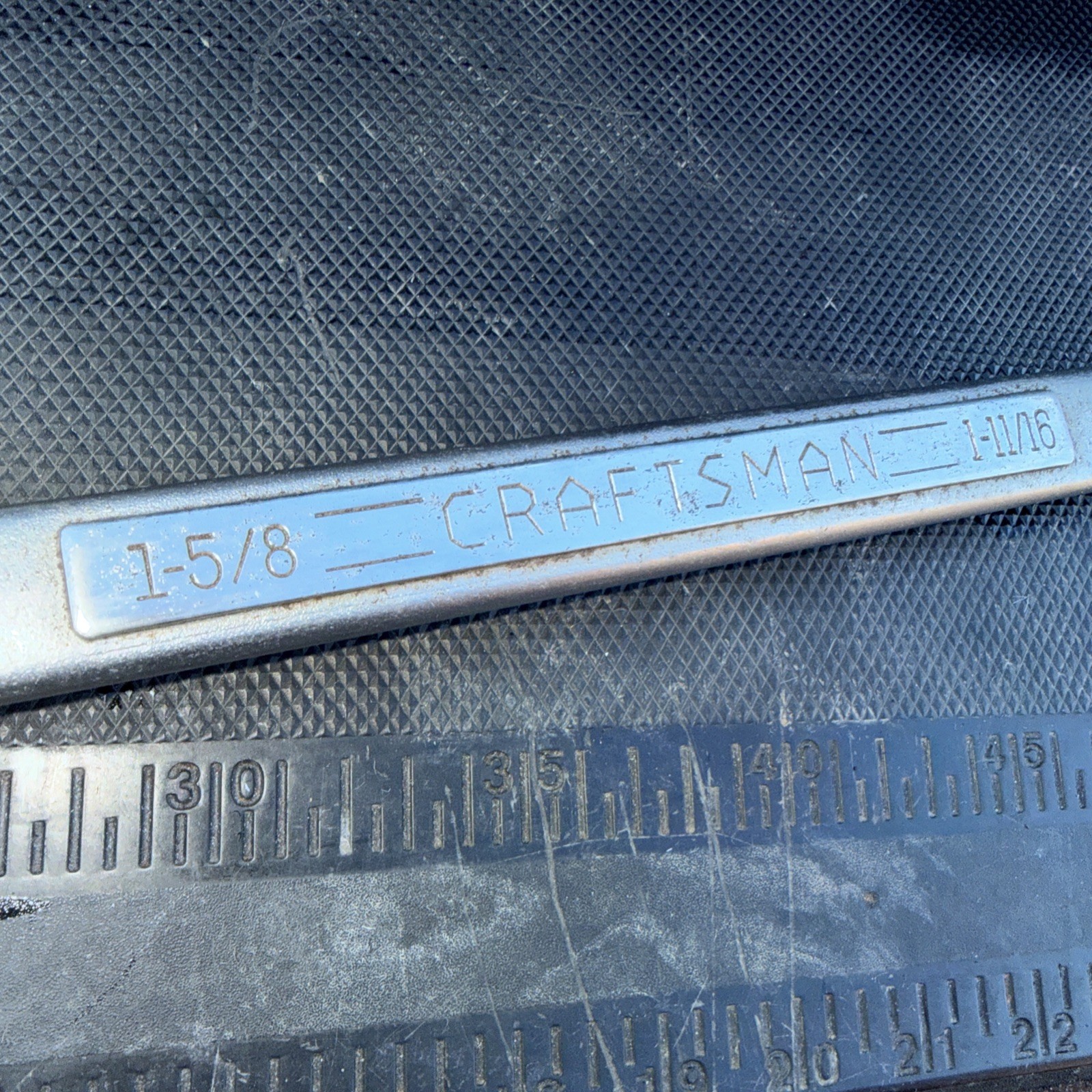 Rare Sears Craftsman USA Nos 1-5/8” X 1-11/16” Double Box End Wrench Pointy A