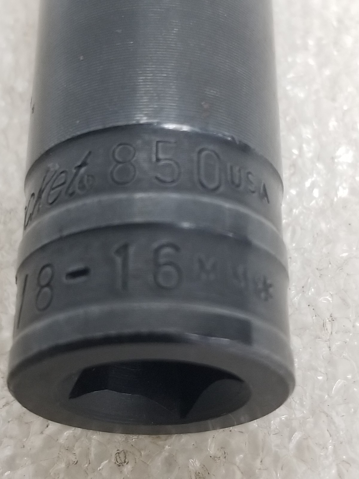S-K 850 Turbo Socket Deep 3/8″-Drive Size: 5/8″ ( 16mm ) Made in USA