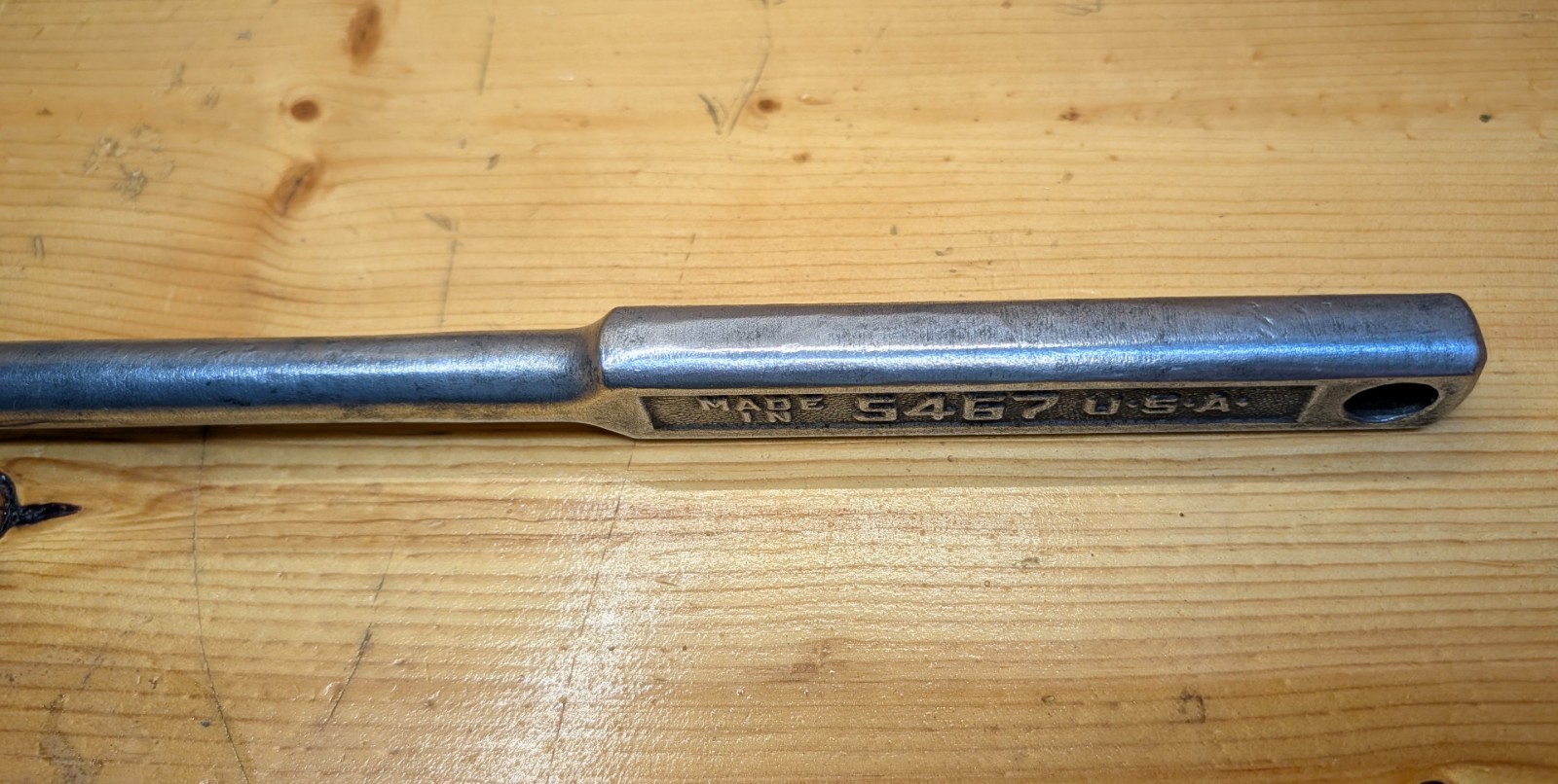 Vintage PLOMB 5467 1/2″ Drive Breaker Bar Pebble Finish PLVMB USA *READ*