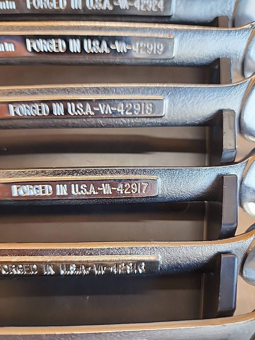 Craftsman Metric Combination Wrench Set 12pt VA Series 10pc 8 – 17mm USA NO RACK