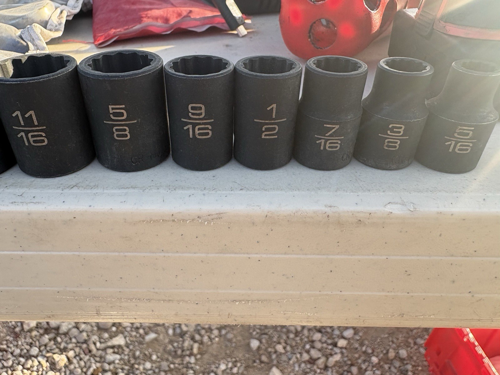 Matco ADV 12 Pc Socket, SAE. Used Clean.! 5/16-1”. FREE DELIVERY.!! (14)