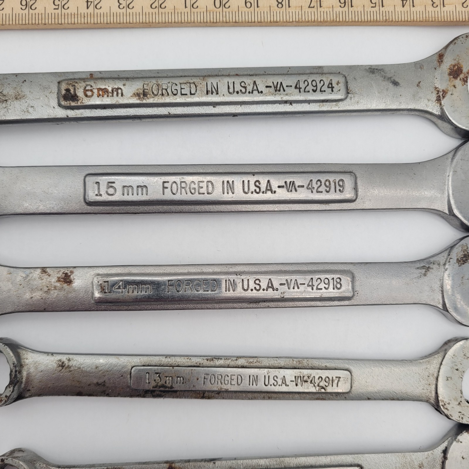 CRAFTSMAN USA Metric 12pt Combination 10pc Wrench Set 6mm to 16mm -V^- VV Lot
