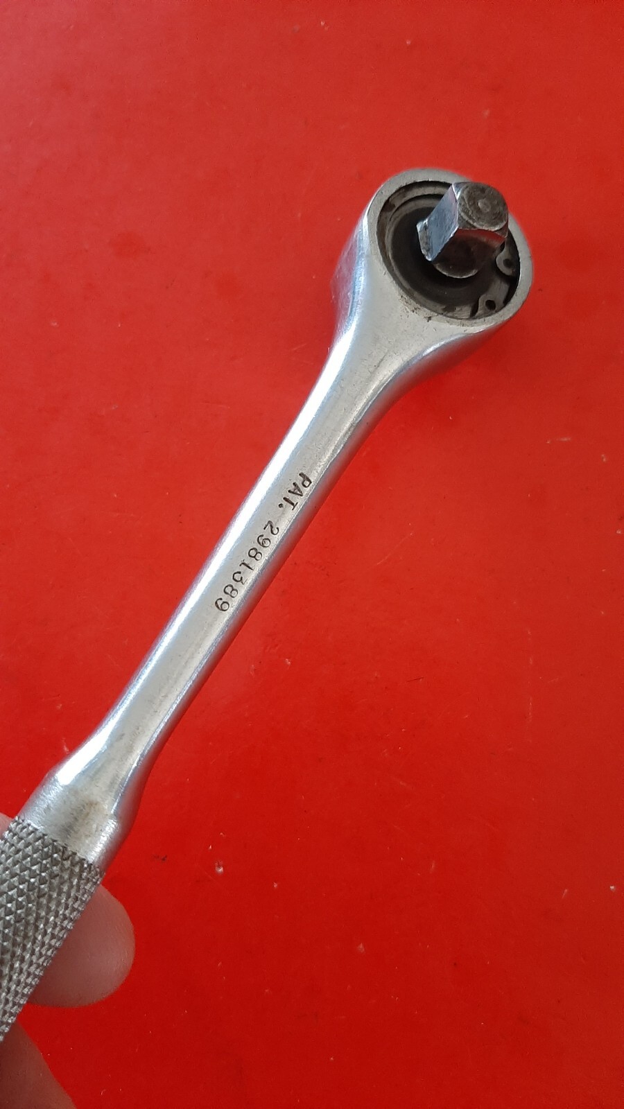 Vintage MAC TOOLS USA X8R Reversible Ratchet Wrench 3/8″ Drive Knurled Grip
