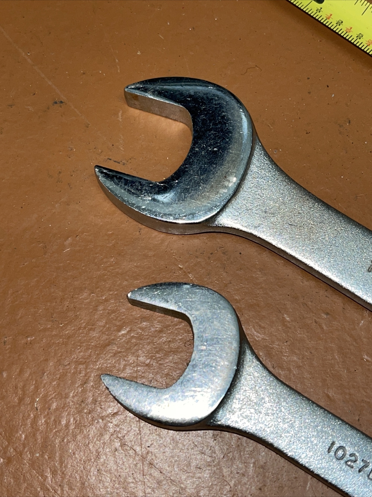 Vintage Williams USA 2 Piece SAE Open End Wrench Set 5/8 11/16 13/16 Superrench