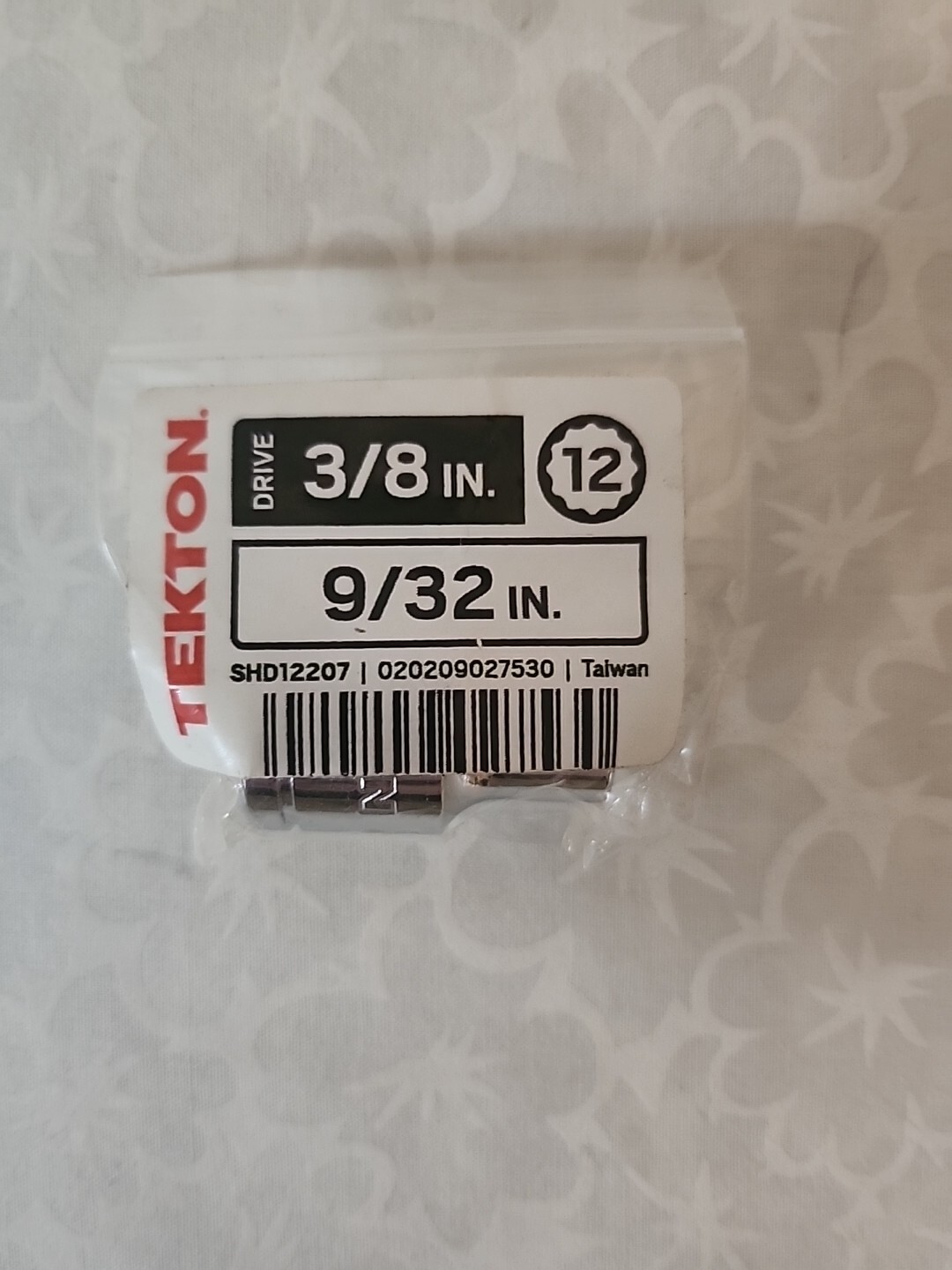 Tekton Individual 3/8” Drive Standard SAE Socket 12-point Choose From 9/32 – 1″