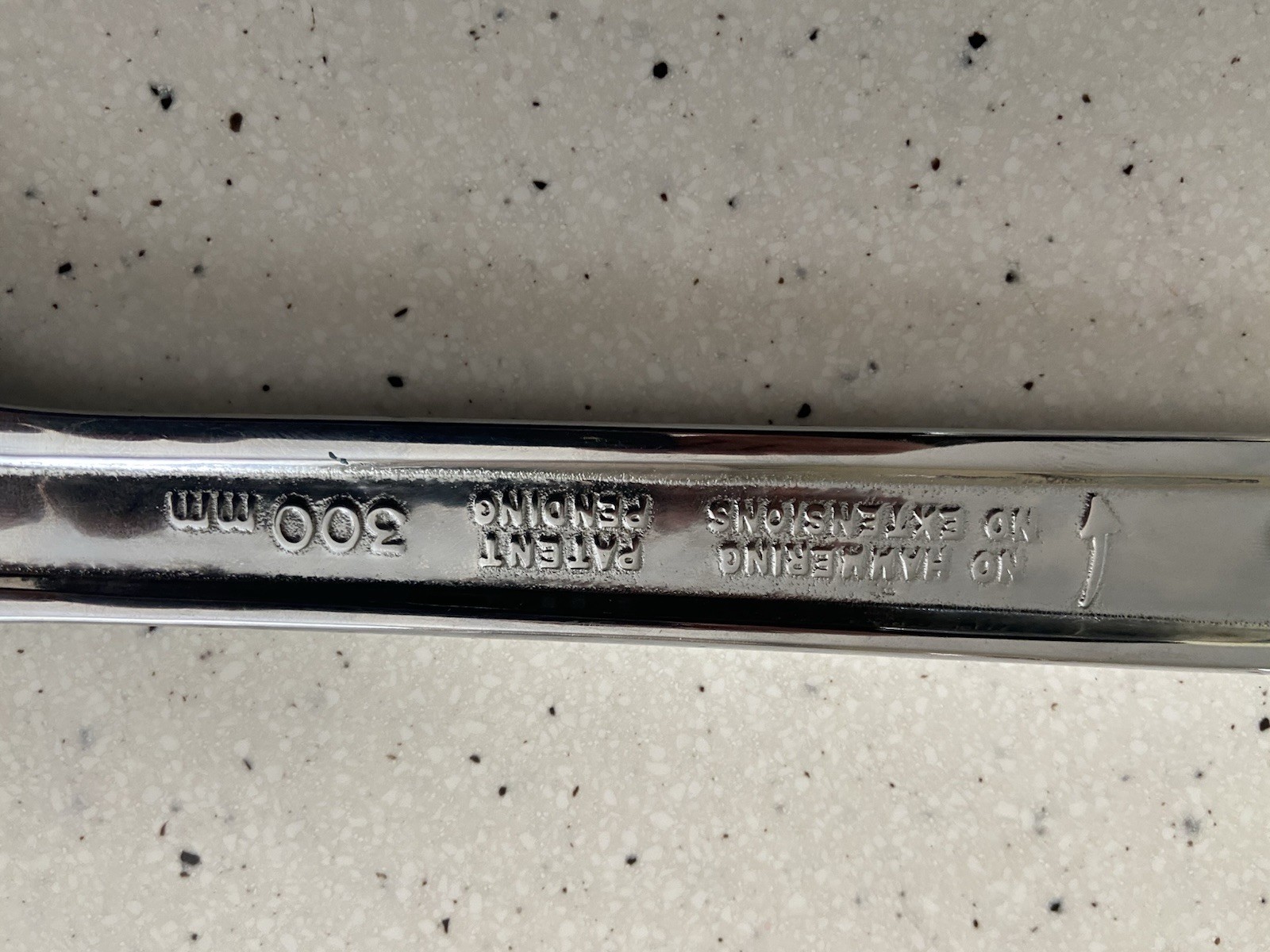 Snap On AD12 Adjustable Wrench 12” Or 300 mm Chrome Made In USA