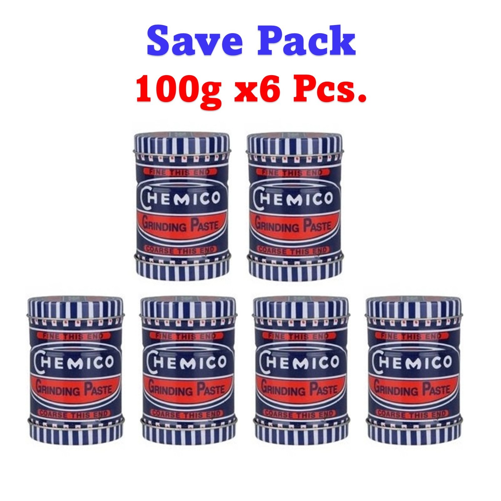 Chemico Valve Grinding Paste & Fine Corse Lapping Compound Metal Polish 100 g