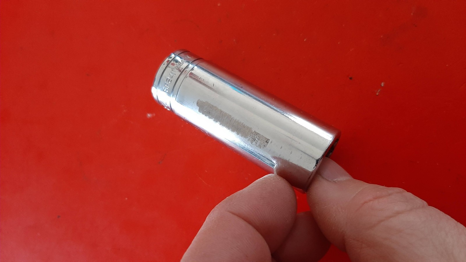 Snap-on Tools SF-241 3/8″ Drive 3/4″ Deep 12pt Point Socket USA Owner Mark