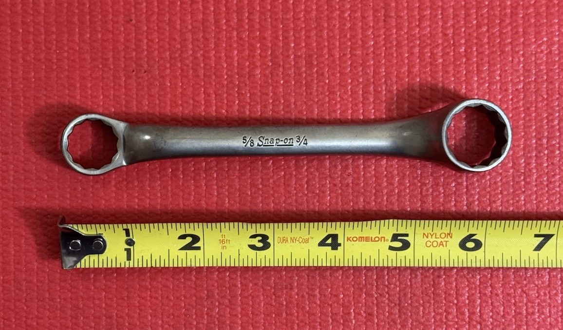 Snap-on Tools XS-2024 5/8″ X 3/4″ Double Offset Box Wrench Made In Usa