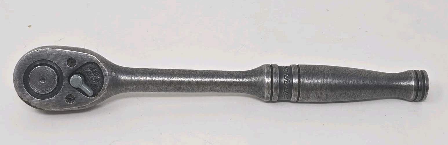 VINTAGE SNAP-ON RATCHET 3/8 DR GF7208, USA , Carbon black PB80