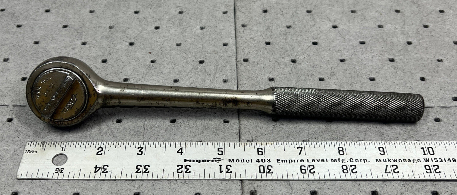 Fleet Tools 10″ Vintage 1/2» Drive Ratchet 1660 – Made in USA!