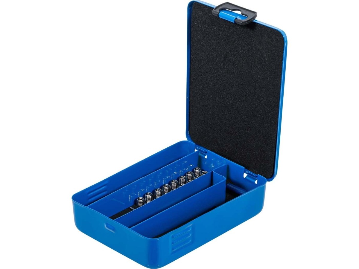 Thread repair kit M6x1.0mm complete set with drill and tool