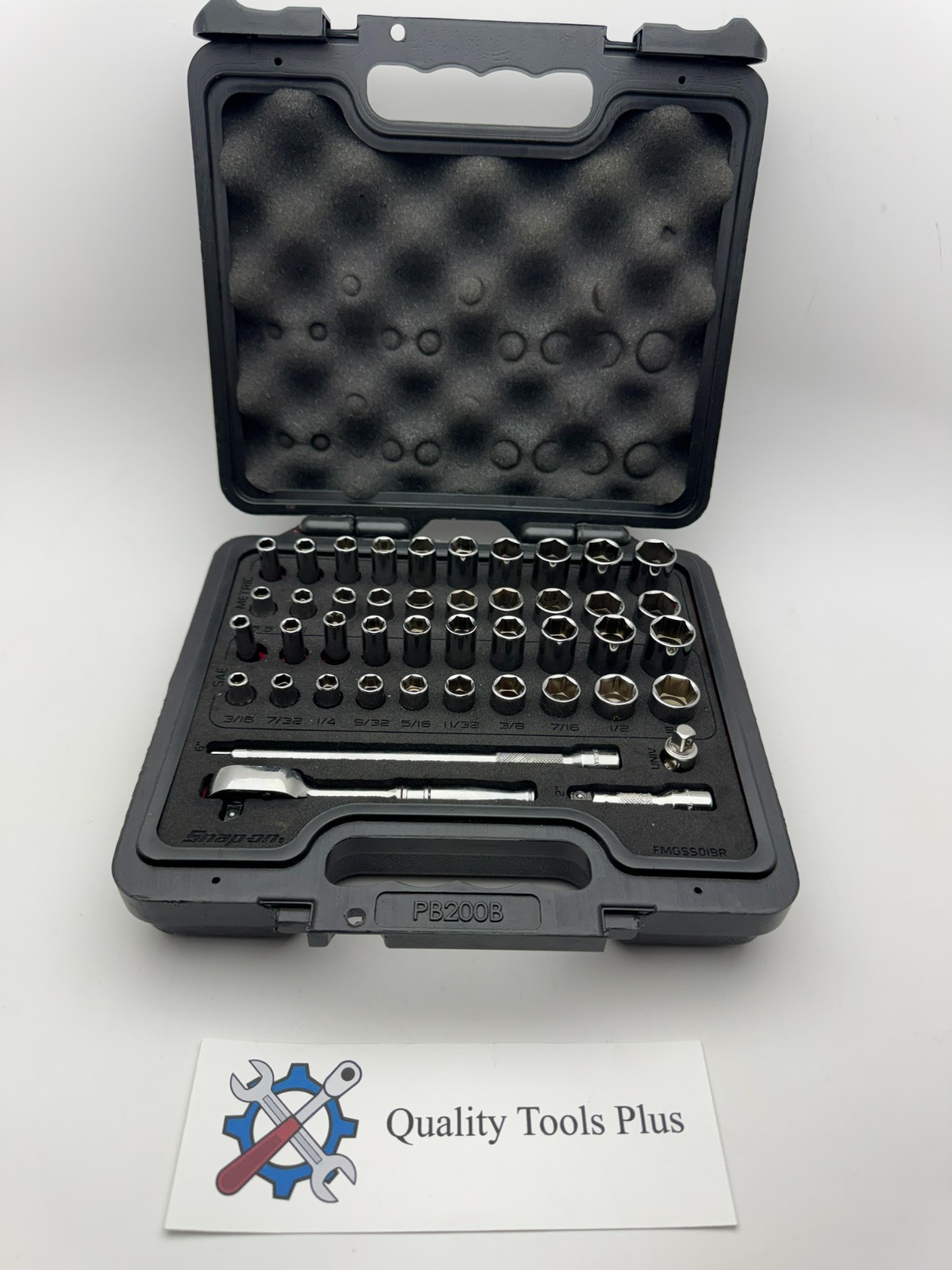 Snap-On NEW 144TMPBFR 44-Pc 1/4″ Dr 6-Pt Metric/SAE General Service Set