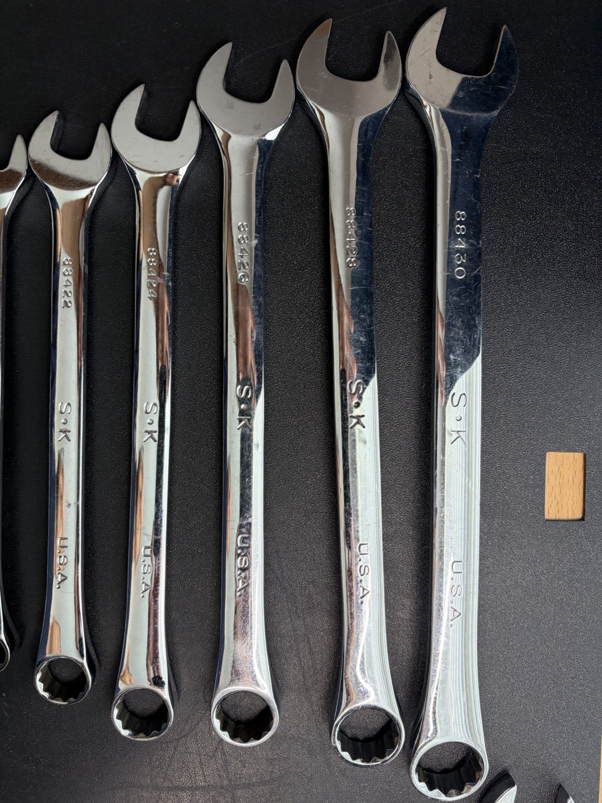 SK Tools Polished Wrench Set 10mm-22mm, 5/16”- 15/16” Metric & Sae 24 Piece