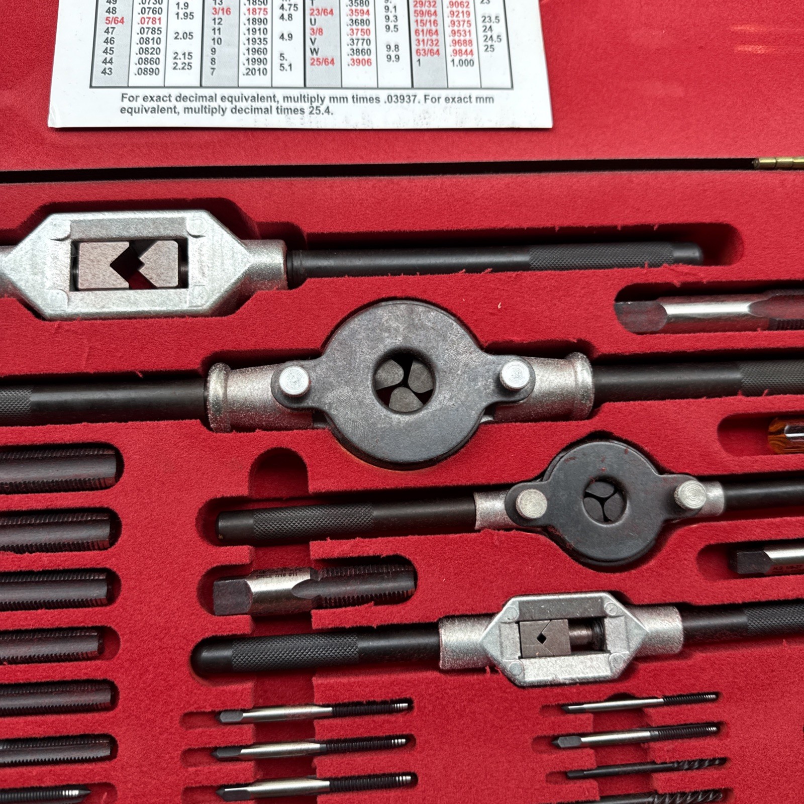 Bosch 96502 HSS High Speed Steel 58-Piece Tap & Die Set (COMPLETE)